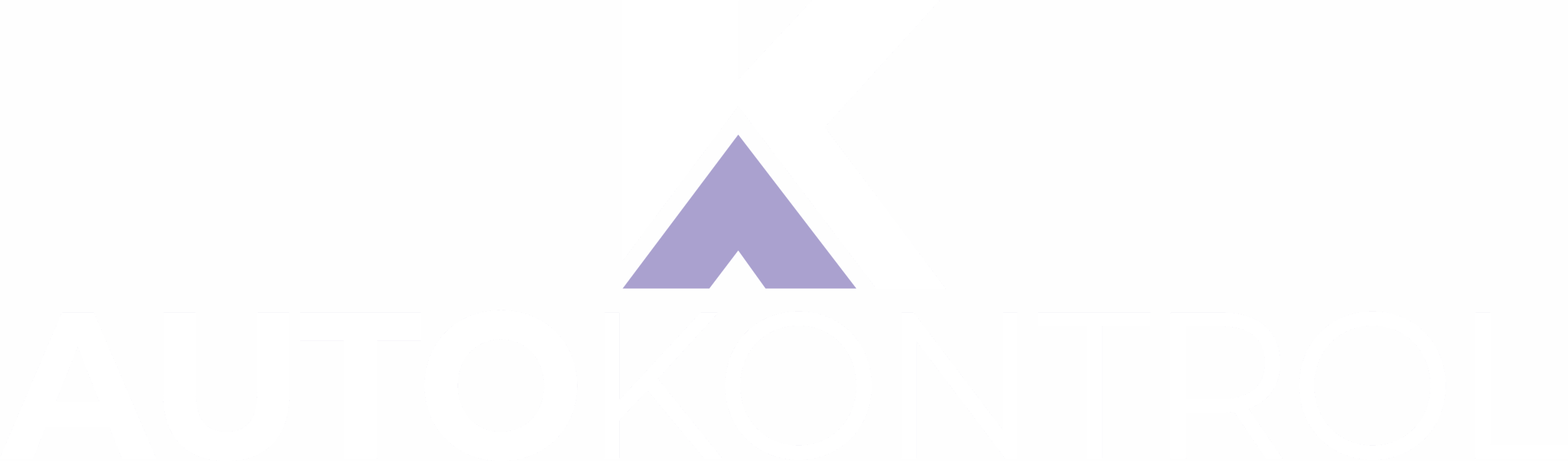 AutoKontrol White Auto Kontrol Logo